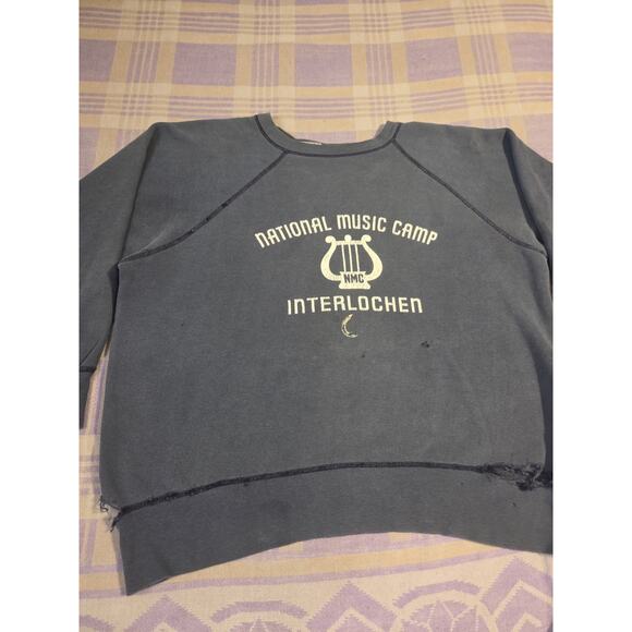 Vintage 50s 60s Interlochen National Music Camp University Crewneck Sweatshirt - Picture 7 of 14
